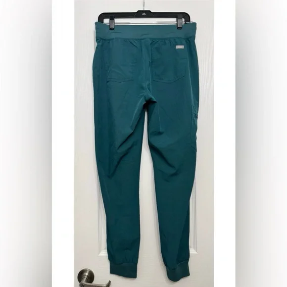 Figs Teal Jogger Scrub Pants - Picture 2 of 4